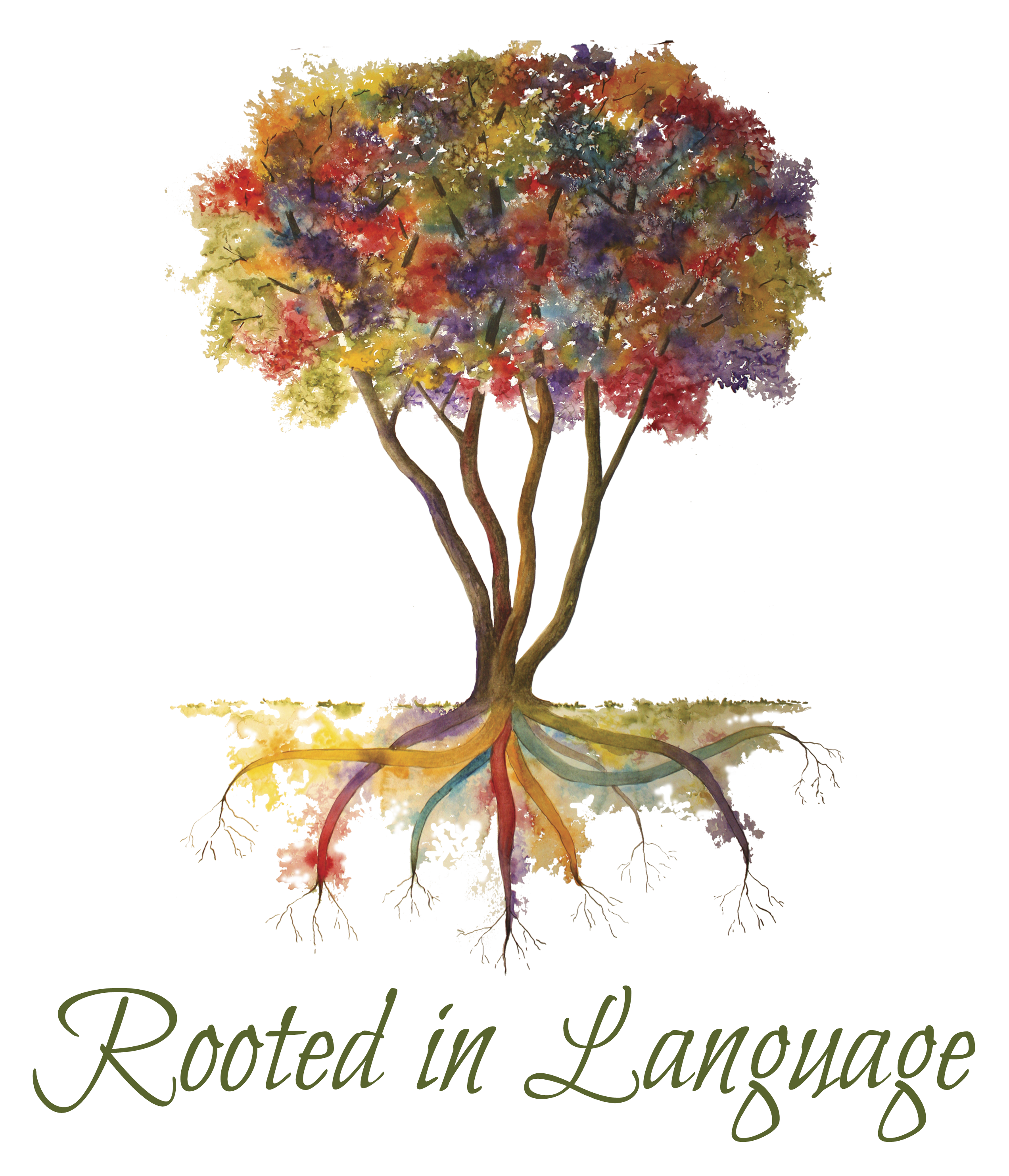 Rooted in Language logo